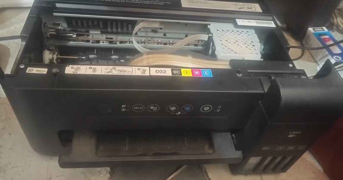 爱普生L4153打印机固件更新失败机器型号变2700刷主板