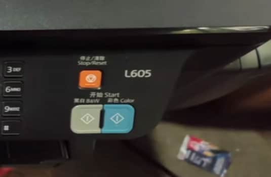 爱普生L605打印机固件更新升级失败开机printer Model固件刷机维修