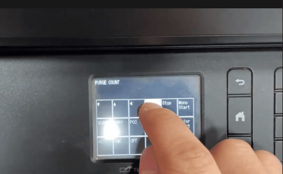 兄弟MFC3940开机提示墨水回收盒已满清零方法